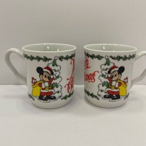 Disneyland Christmas mugs